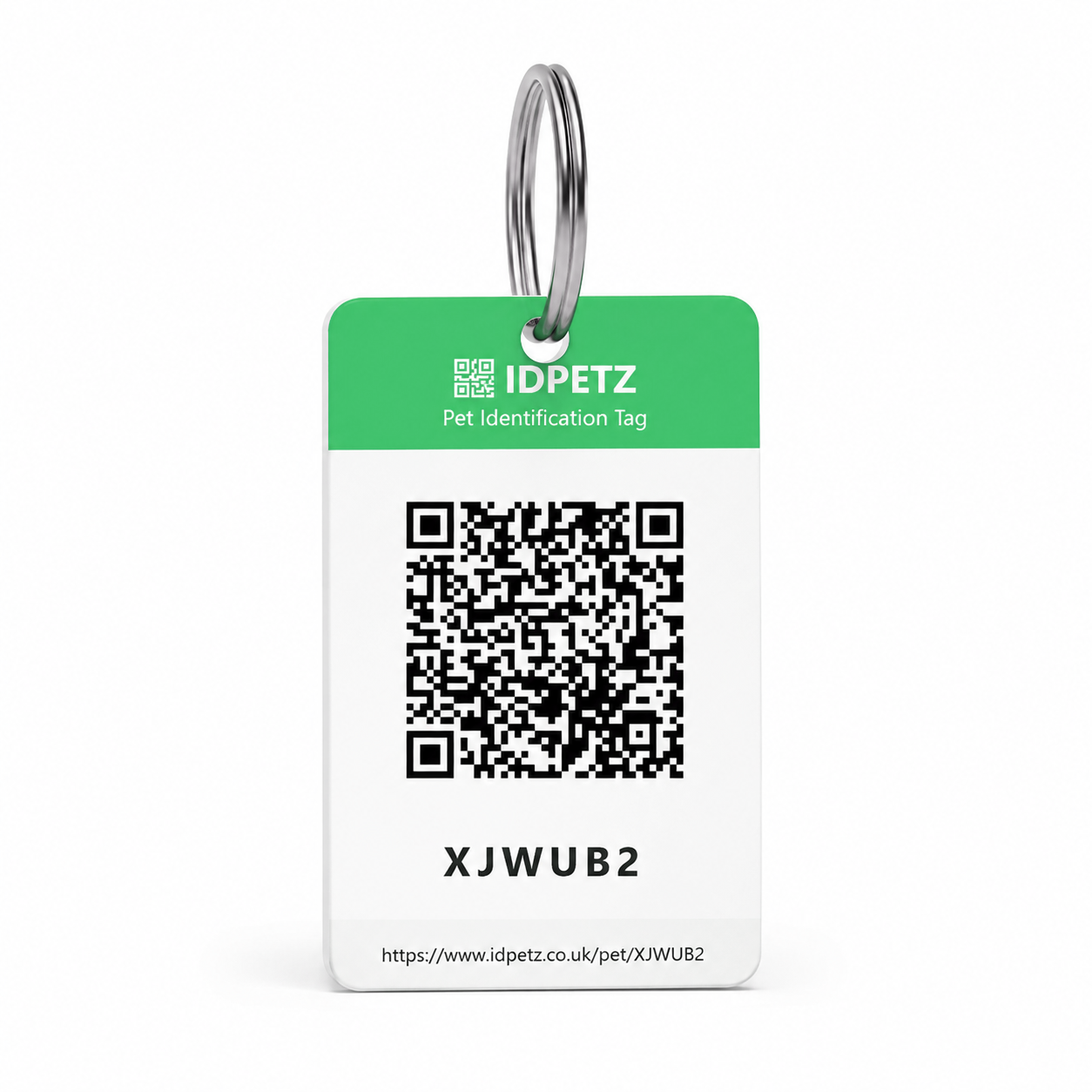 Red QR Pet Tag